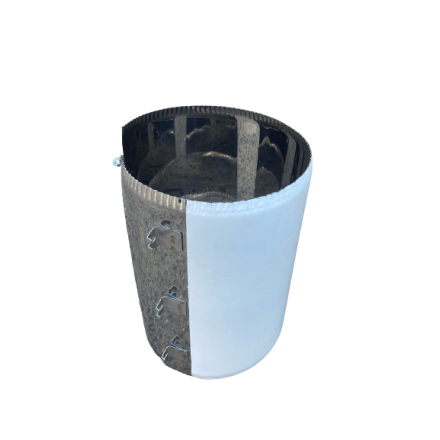 Хомут стяжной усиленный, нерж. ст. 430 в Гродно