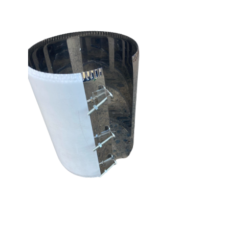 Хомут стяжной усиленный, нерж. ст. 430 в Гродно