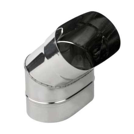 Колено овал. сечения (Отвод) 45 из нерж. ст. 304-0,8 мм, горизонт. купить в Гродно