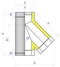 Размер сэндвич-тройника 45 Феникс фото Амазонка бай в Гродно