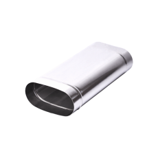 Труба овал. сечения (вставка) L-250 мм из нерж. ст. 304-1,0 мм купить в Гродно