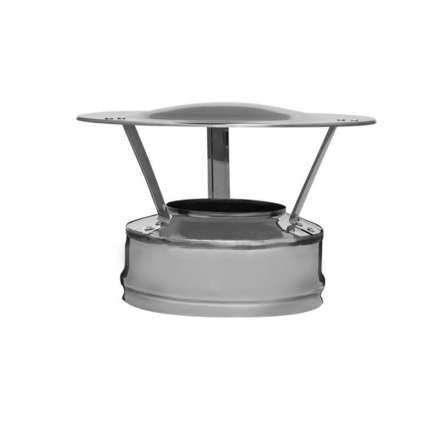 Зонт-оголовок плоский из нерж. ст. 430-430 0,5-0,5 мм, утепл. 50 мм купить в Гродно