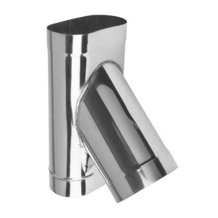 Тройник овальный 45 из нерж. ст. 430-1,0 мм купить в Гродно