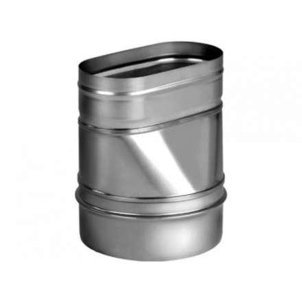 Переход прямой овальный из нерж. ст. 430-0,8 мм купить в Гродно