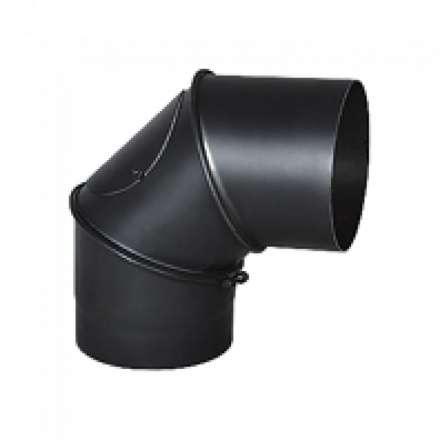 Дымоходное колено (отвод) KAISER PIPES (2мм) трёх-сегментное, поворотное 90° купить в Гродно