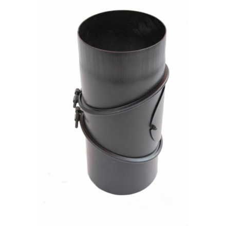 Дымоходное колено (отвод) KAISER PIPES (2мм) трёх-сегментное, поворотное 90° в Гродно