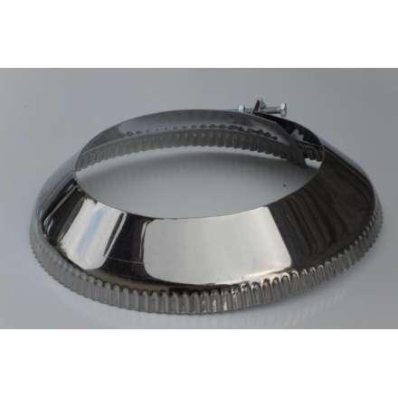 Косынка (юбка) для дымохода  из нерж.ст.  430-0,5 мм купить в Гродно