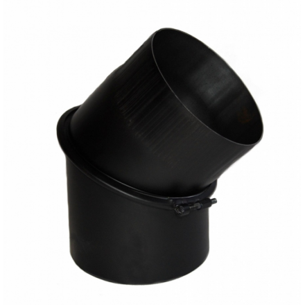 Дымоходное колено (отвод) KAISER PIPES (2мм) сегментное, поворотное 45° купить в Гродно