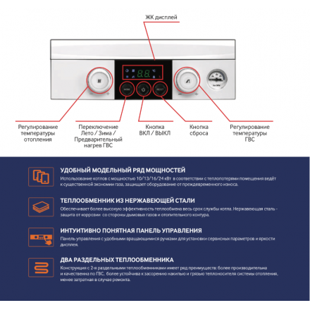Газовый котел Navien Heatlux NGB210-24K в Гродно