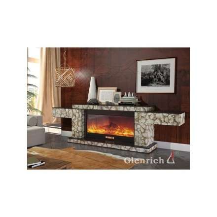 Электрокамин Glenrich Fobos Brass в Гродно