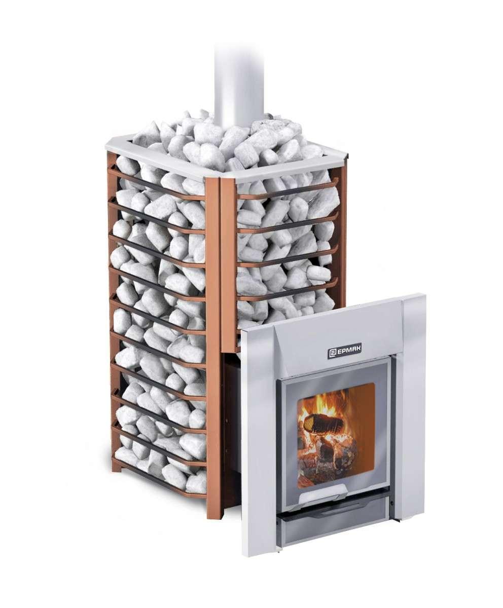 Печь банная Eрмак 16 Сетка-Премиум (чугун) фото в Гродно