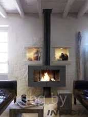 Печь-камин Invicta Antaya в интерьере чугунная Амазонка бай фото в Гродно