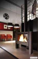 Печь-камин Invicta Antaya в интерьере чугунная Амазонка бай фото в Гродно