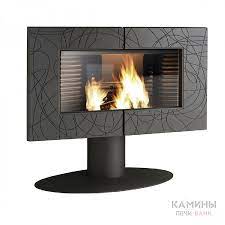 Купить Печь-камин Invicta Symphonia в интерьере чугунная в Гродно в Гродно