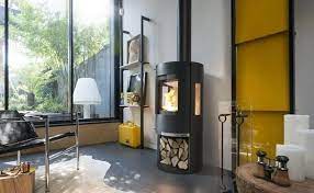 Купить Печь-камин Invicta Poele Neosen Etanche в интерьере чугунная в Гродно в Гродно