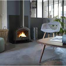 Купить Печь-камин Invicta Stimo в интерьере чугунная в Гродно в Гродно