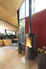 Купить Печь-камин Invicta Altara Plus в интерьере чугунная в Гродно в Гродно