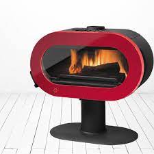 Купить Печь-камин Invicta Fifty Sur Pied Ivoire в интерьере чугунная в Гродно в Гродно