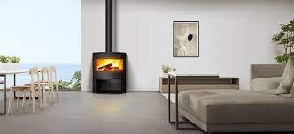 Купить Печь-камин Invicta Calcias в интерьере чугунная в Гродно в Гродно