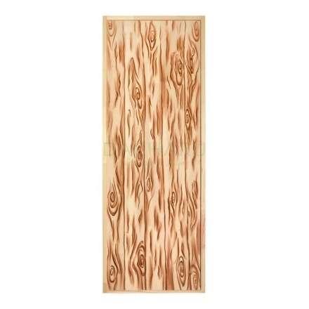 Дверь глухая из цельного массива Озорной Дед 1900x700 липа Класс А коробка из сосны в Гродно