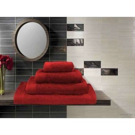 Полотенце махровое 40x70 красное в Гродно