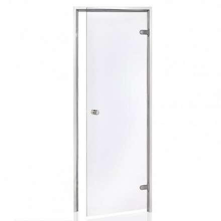 Дверь для бани стеклянная Harvia 7/19 коробка алюминий, стекло прозрачное в Гродно