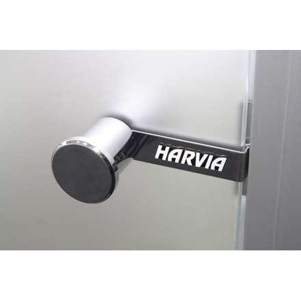 Дверь для бани стеклянная Harvia 8/21 коробка ольха, бронза в Гродно