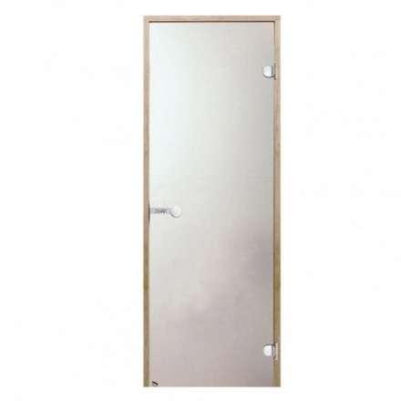 Дверь для бани стеклянная Harvia 7/19 коробка ольха, сатин в Гродно