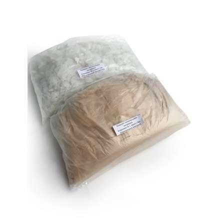 Клей двухкомпонентный для соляных кирпичей (плитки) 3 кг купить в Гродно