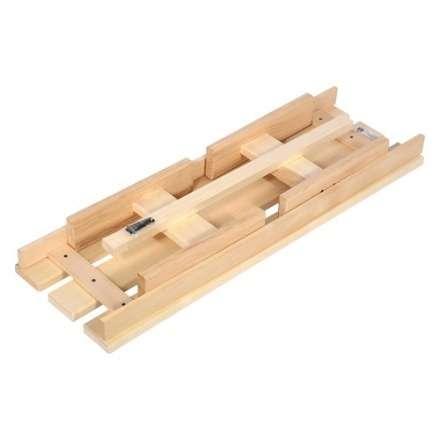 Лавочка разборная 100х33х43 см для бани и сауны (липа) 03600 в Гродно