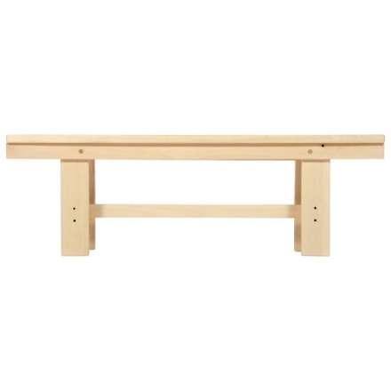 Лавочка разборная 120х33х43 см для бани и сауны (липа) 34002 в Гродно