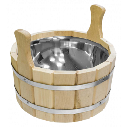 Ушат шайка 6,5л с нержавеющей вставкой 33216 купить в Гродно