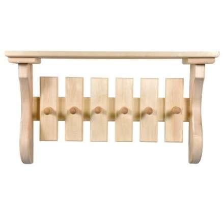 Полка с вешалкой 6 рожков 32412 купить в Гродно