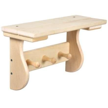 Полка с вешалкой 3 рожка 32413 в Гродно