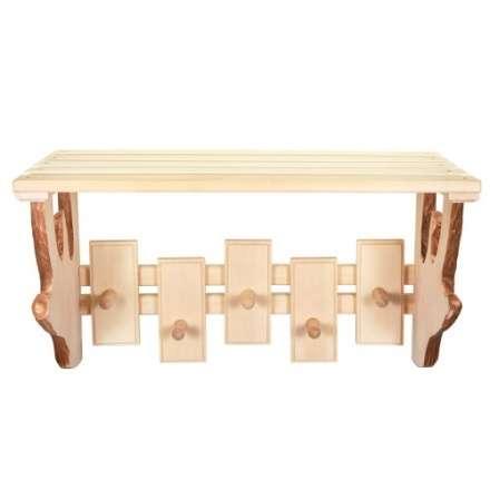 Полка-вешалка 5 крючков резная в Гродно