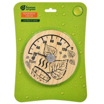 Термометр Листья для бани и сауны 18041 в Гродно