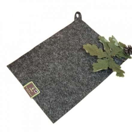 Коврик для бани и сауны, 30 х 40 см, войлок серый Б42030 купить в Гродно