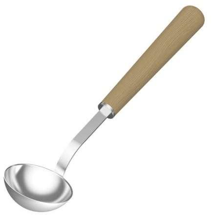 Черпак SAWO 442-MD (из нержавейки с деревянной ручкой) в Гродно