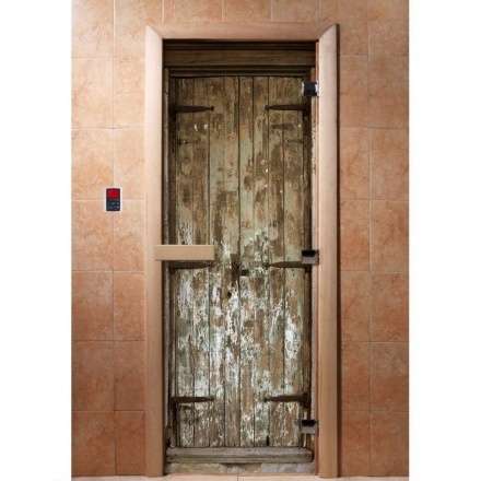 Дверь для сауны Doorwood с фотопечатью A028 1900x700 в Гродно