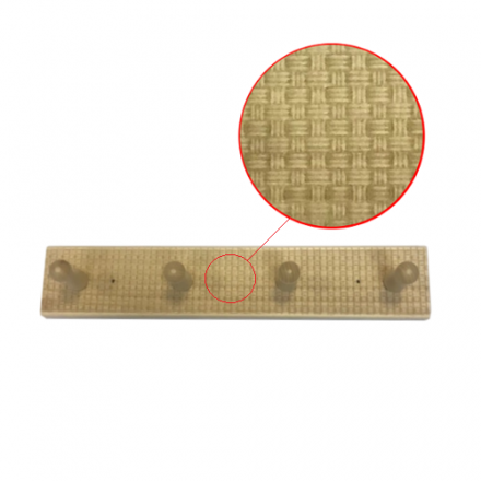 Вешалка 4-х рожковая с тиснением Рогожка купить в Гродно