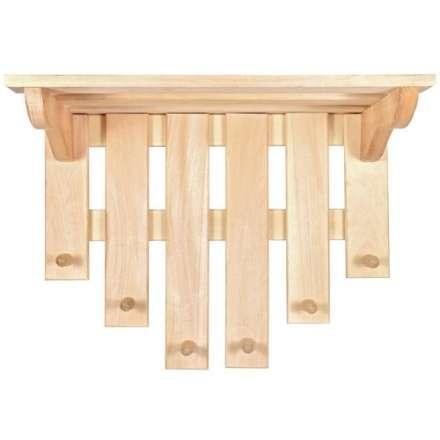 Полка с вешалкой 6 рожков 03580 в Гродно