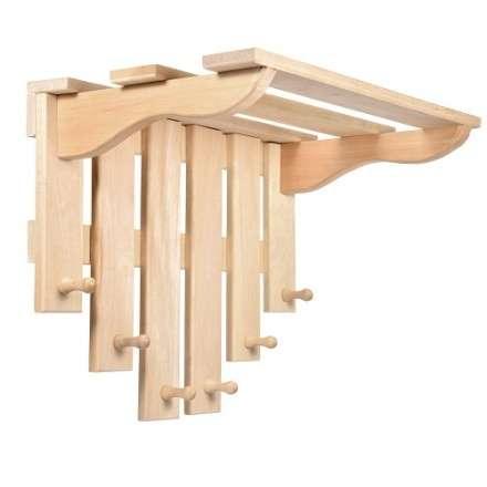 Полка с вешалкой 6 рожков 03580 в Гродно