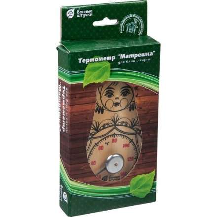 Термометр Матрёшка для бани и сауны 18046 в Гродно