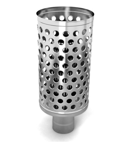 Каменка натрубная ДИЗЕЛЬ, ф115, 1/0,5мм, нерж/нерж купить в Гродно