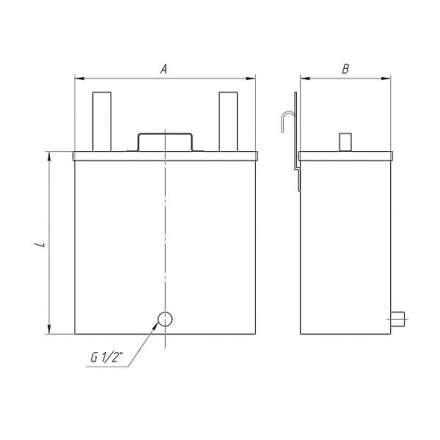 Бак Ferrum Комфорт навесной для печи 40 л в Гродно