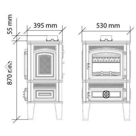 Чугунная печь Ferguss Magma Cook в Гродно