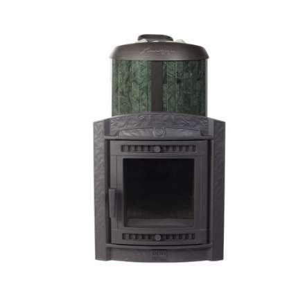 Печь банная ProMetall Атмосфера L+ в ламелях Верде Гватемала наборный рисунок в Гродно
