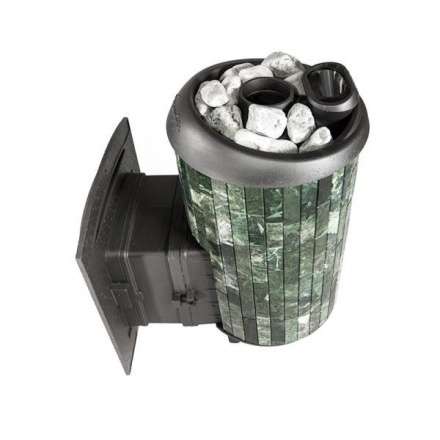 Печь банная ProMetall Атмосфера XL+ в ламелях из натурального камня Змеевик в Гродно