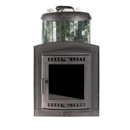 Печь банная ProMetall Атмосфера XL+ в ламелях из натурального камня Змеевик в Гродно