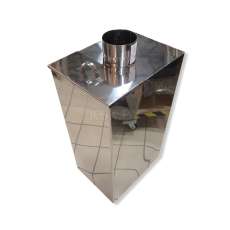 Бак самоварный Прямоугольный d115 мм, 80л; AISI430- 1,0мм в Гродно